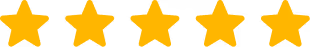 Five-star customer review rating for Palencia’s Painting & Window Cleaning, recommended for quality workmanship and service