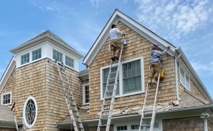 Another exterior painting project in The Hamptons - 2
