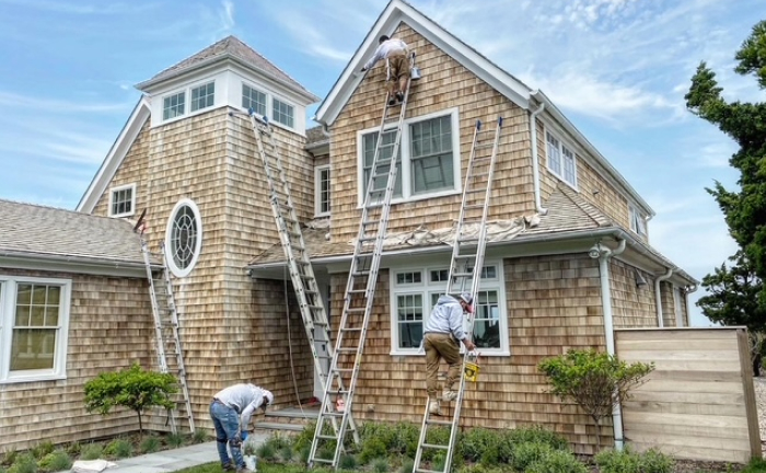 Another exterior painting project in The Hamptons - 3