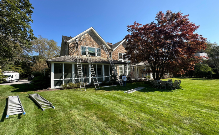 Another exterior painting project in The Hamptons - 4