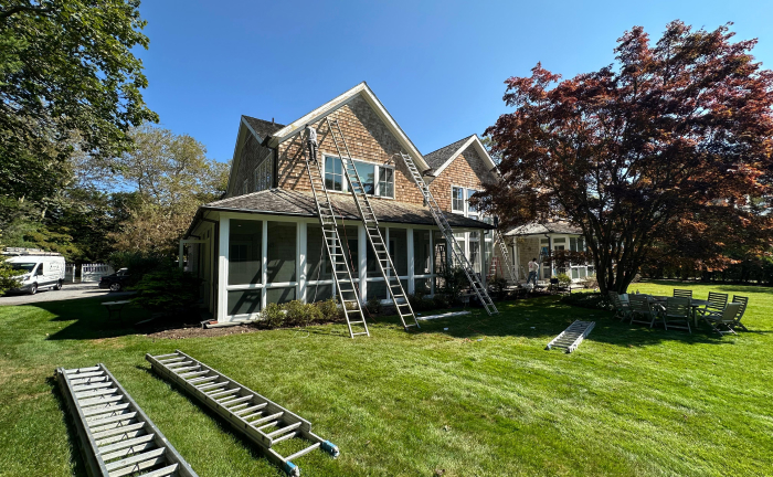 Another exterior painting project in The Hamptons - 5
