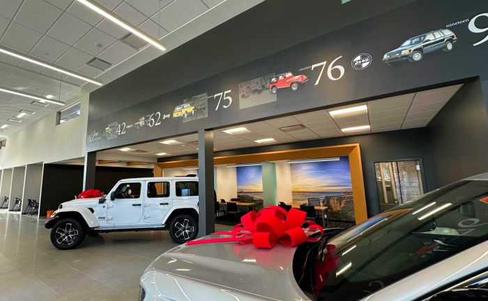 Jeep and Dodge dealership interior renovation 1