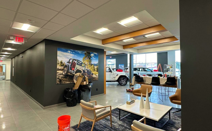 Jeep and Dodge dealership interior renovation 5